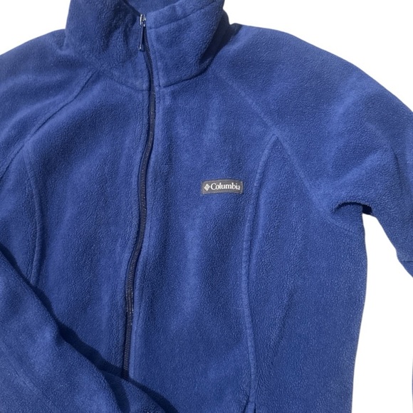 Columbia Kids Navy Fleece Jacket - Picture 2 of 3